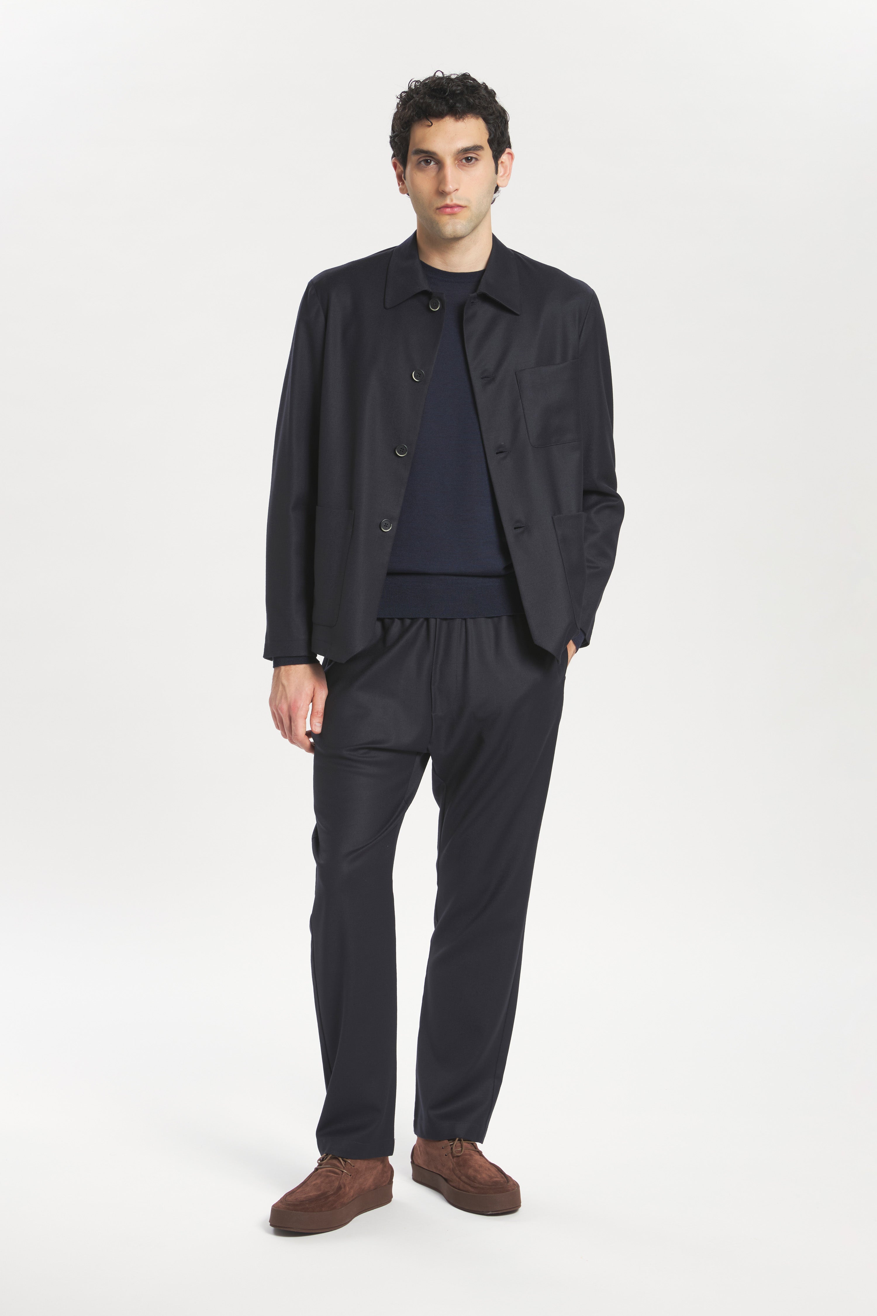 Trousers Bativoga Flan Navy