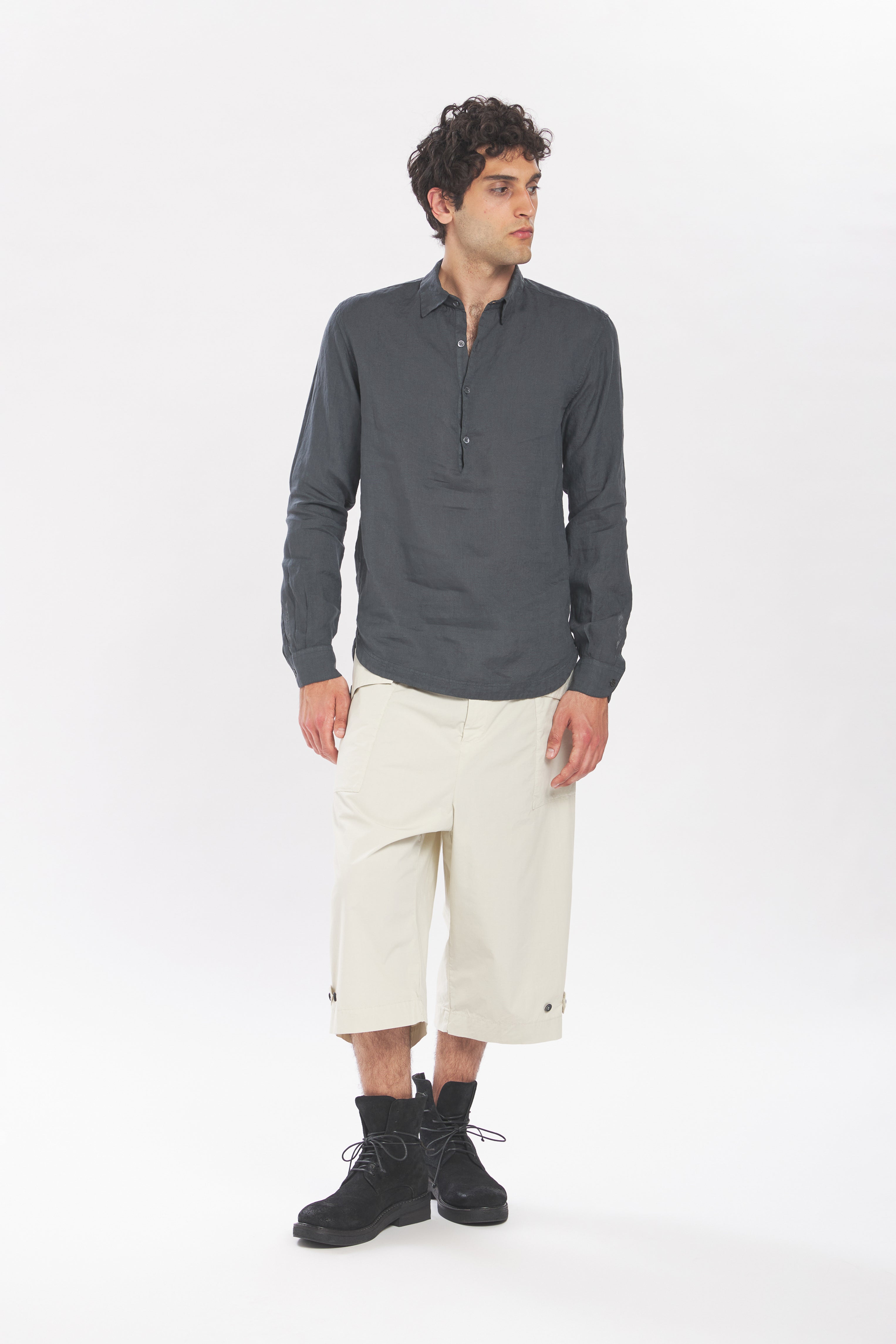 Shirt PavanS Telino Piombo