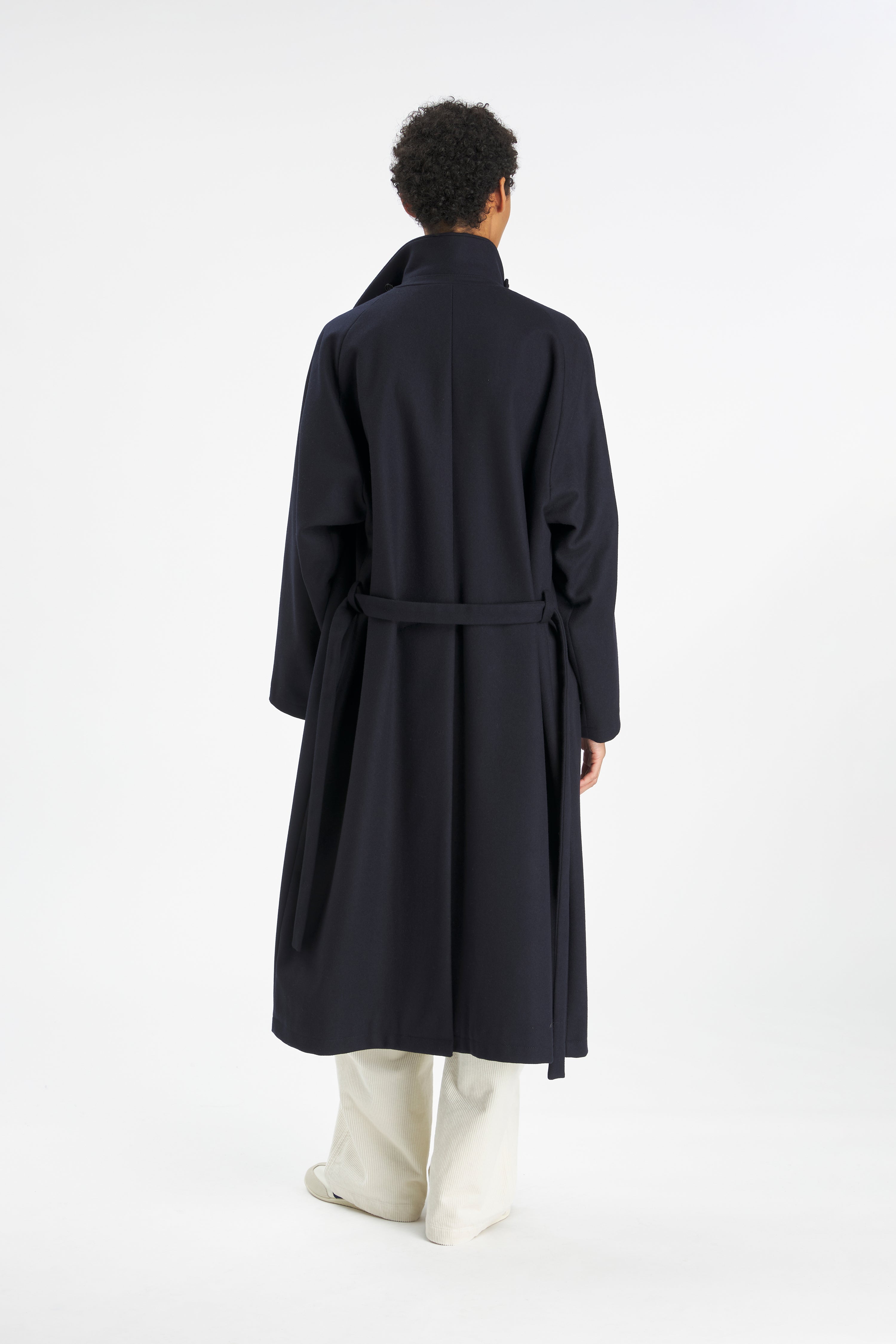 Coat Ovidio Caramal Navy