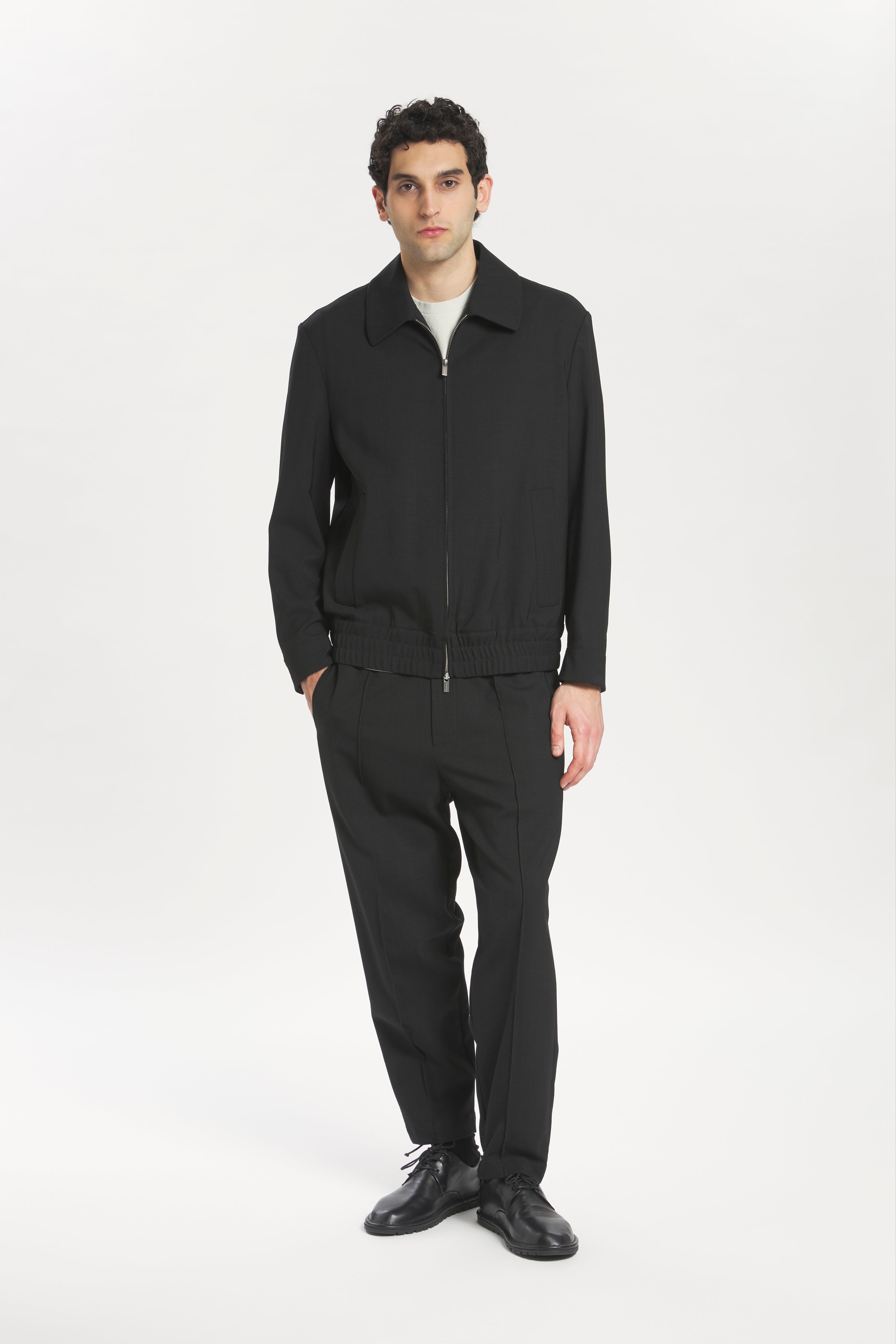 Coat Tibio Grana Nero