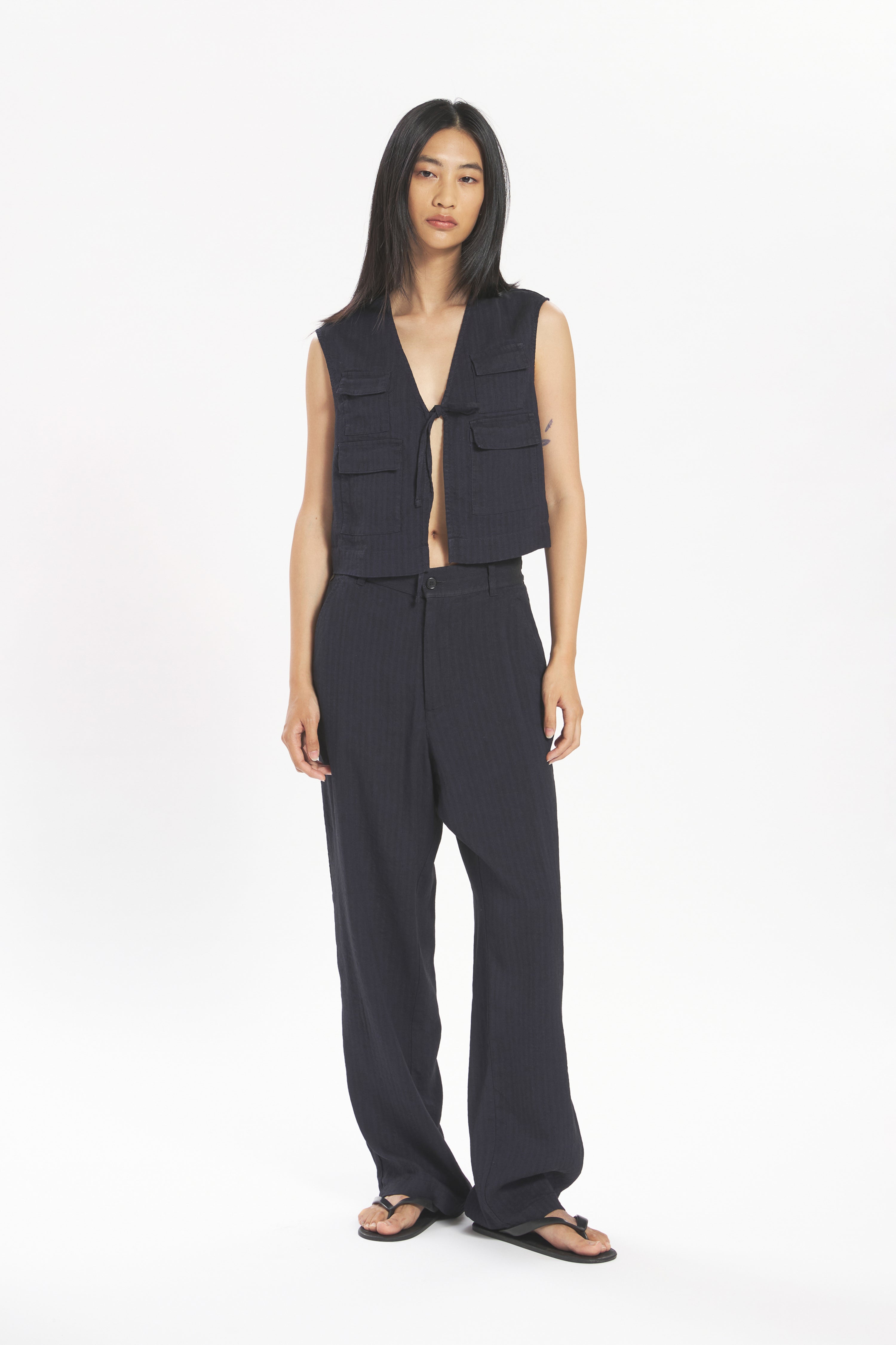 Trousers Ida Lisca Navy