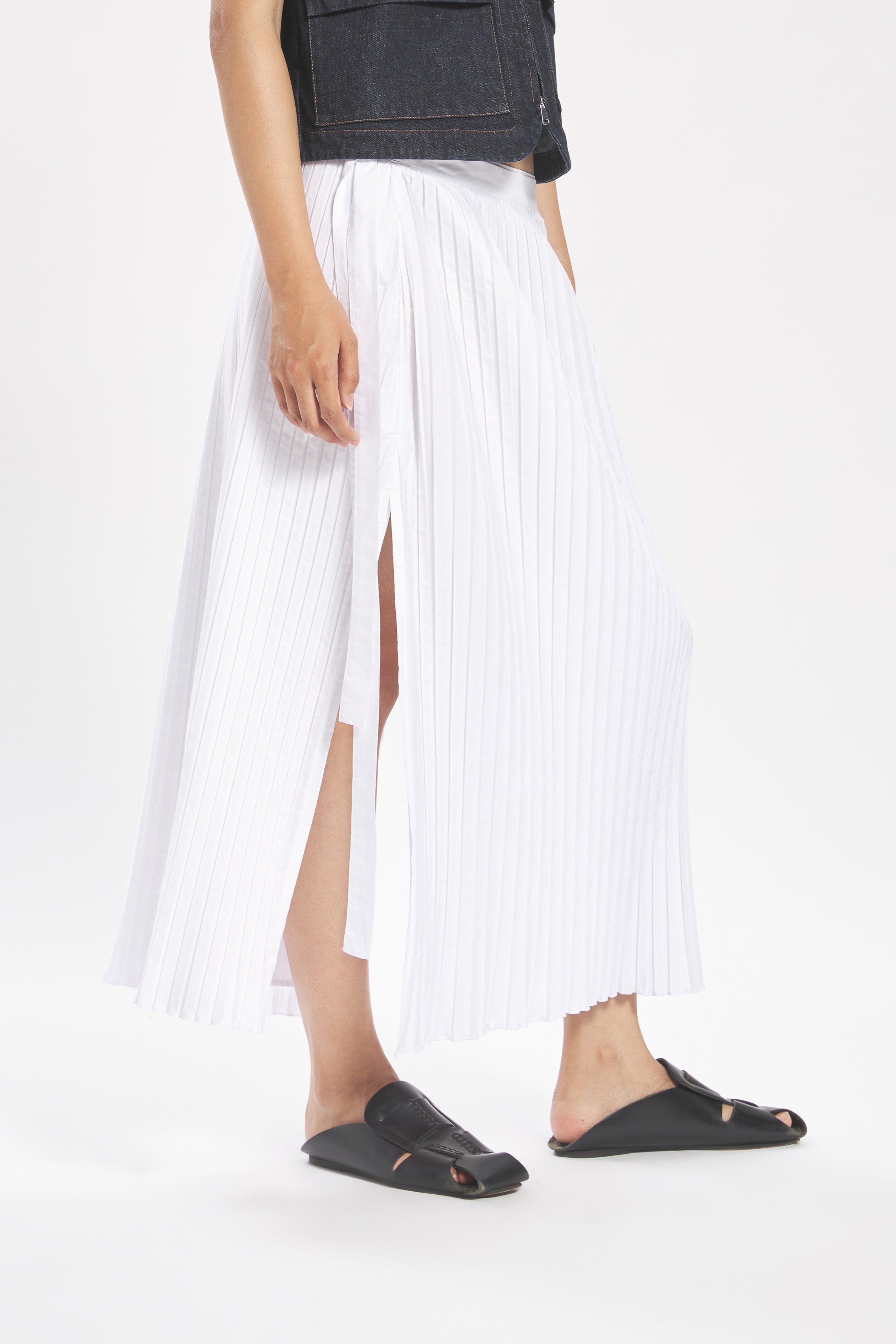 Skirt Lucietta Plico Bianco