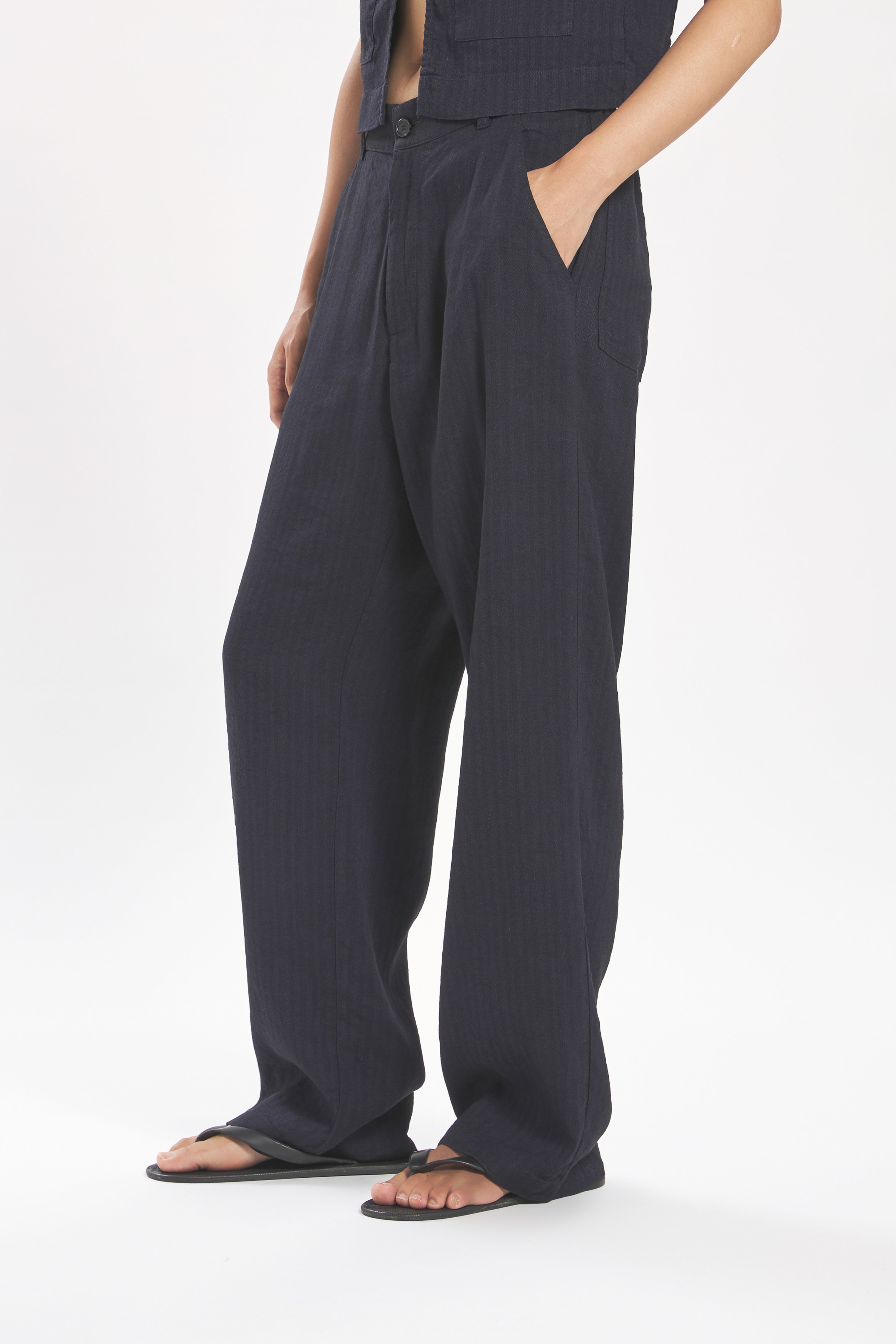 Trousers Ida Lisca Navy