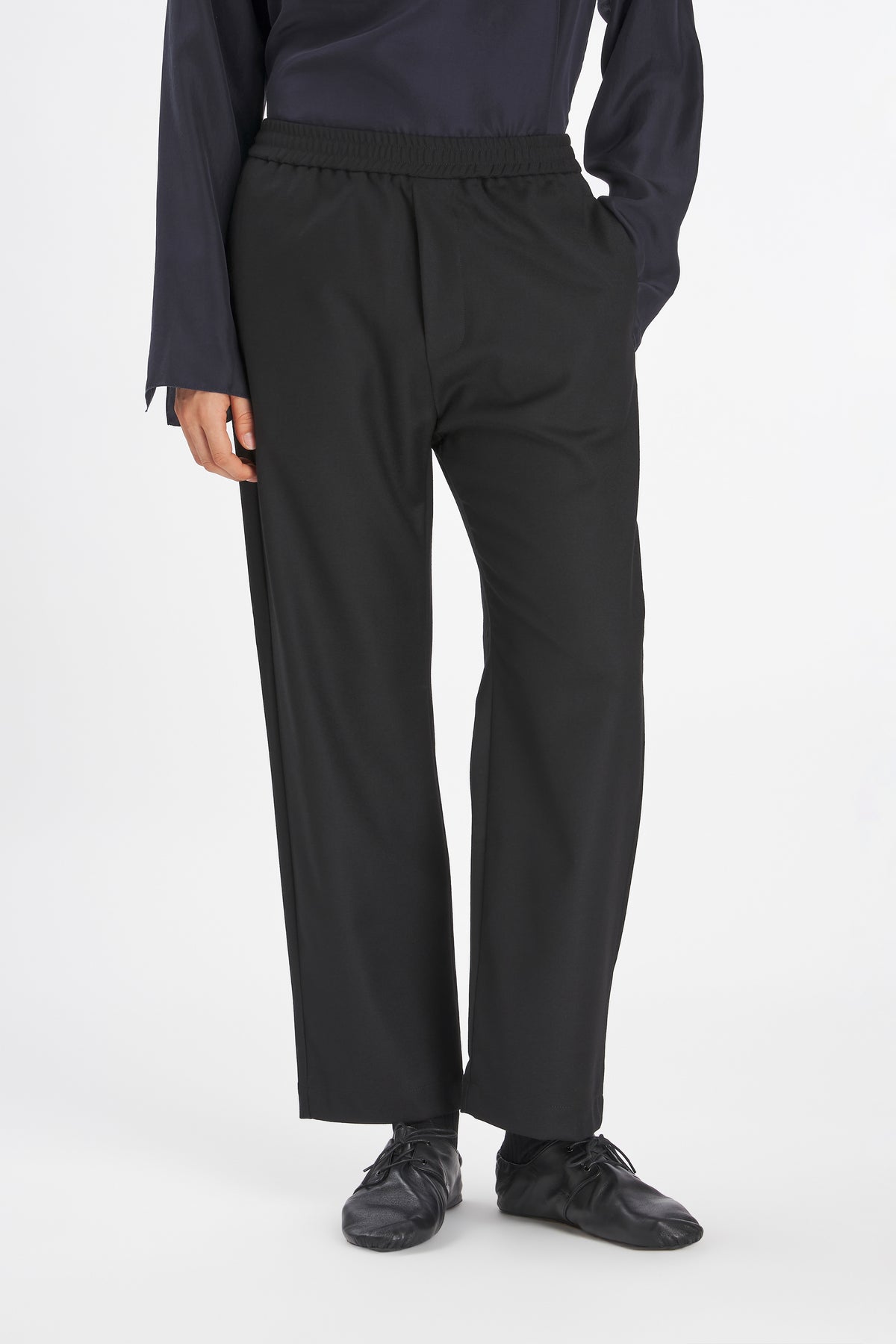 Trousers Alfonso Flan Nero