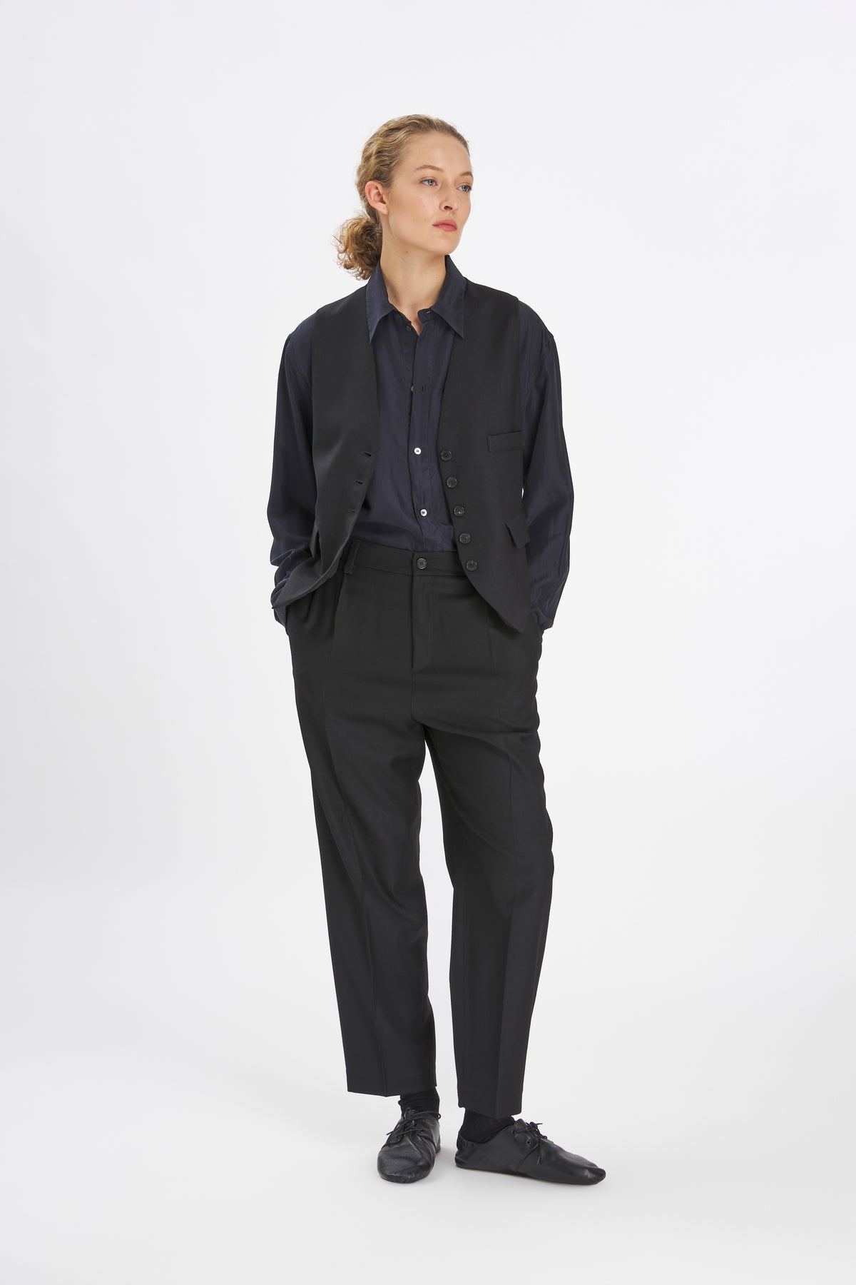 Pantalone Roxanne Flan Nero