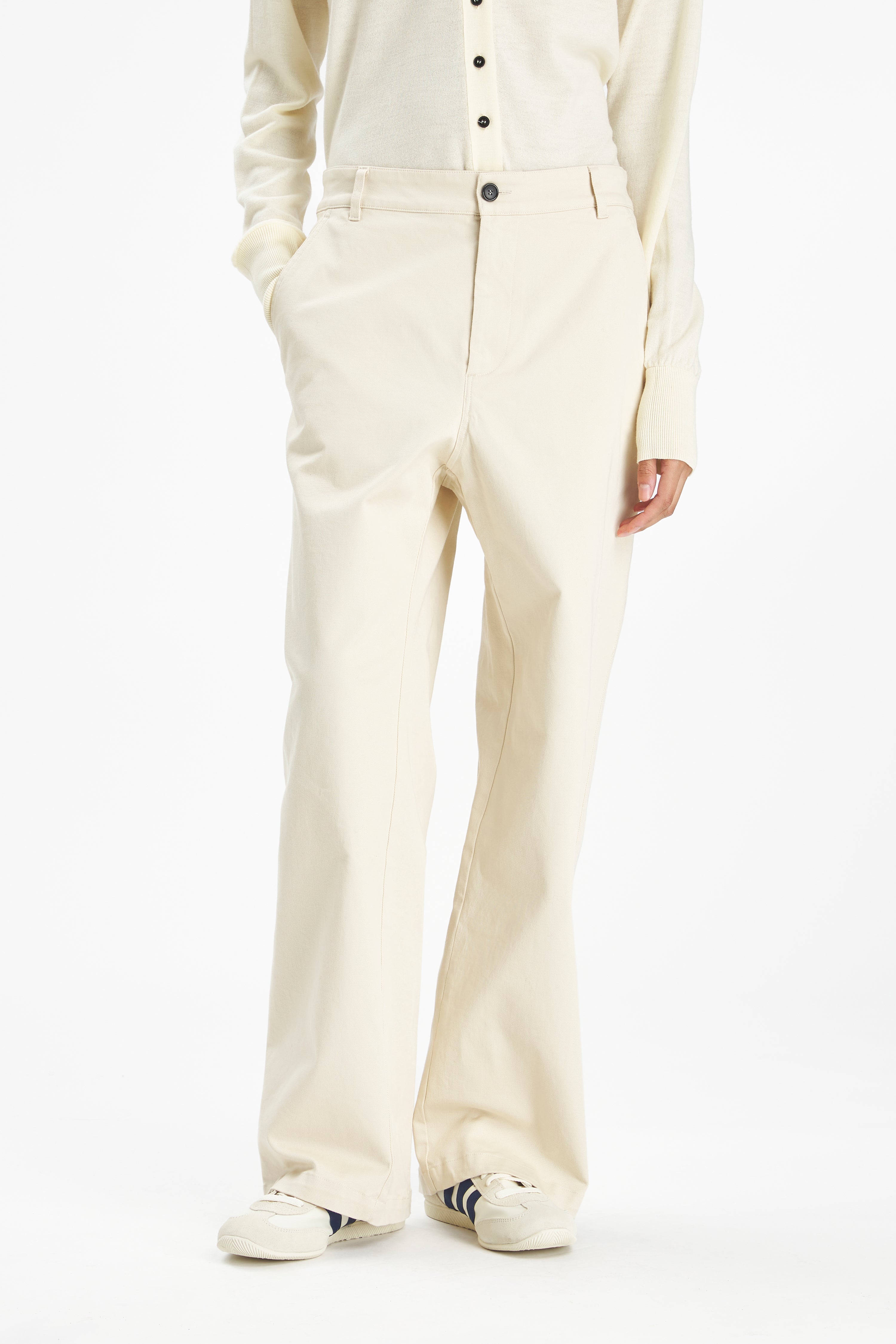 Trousers Franchina Rovato Avorio