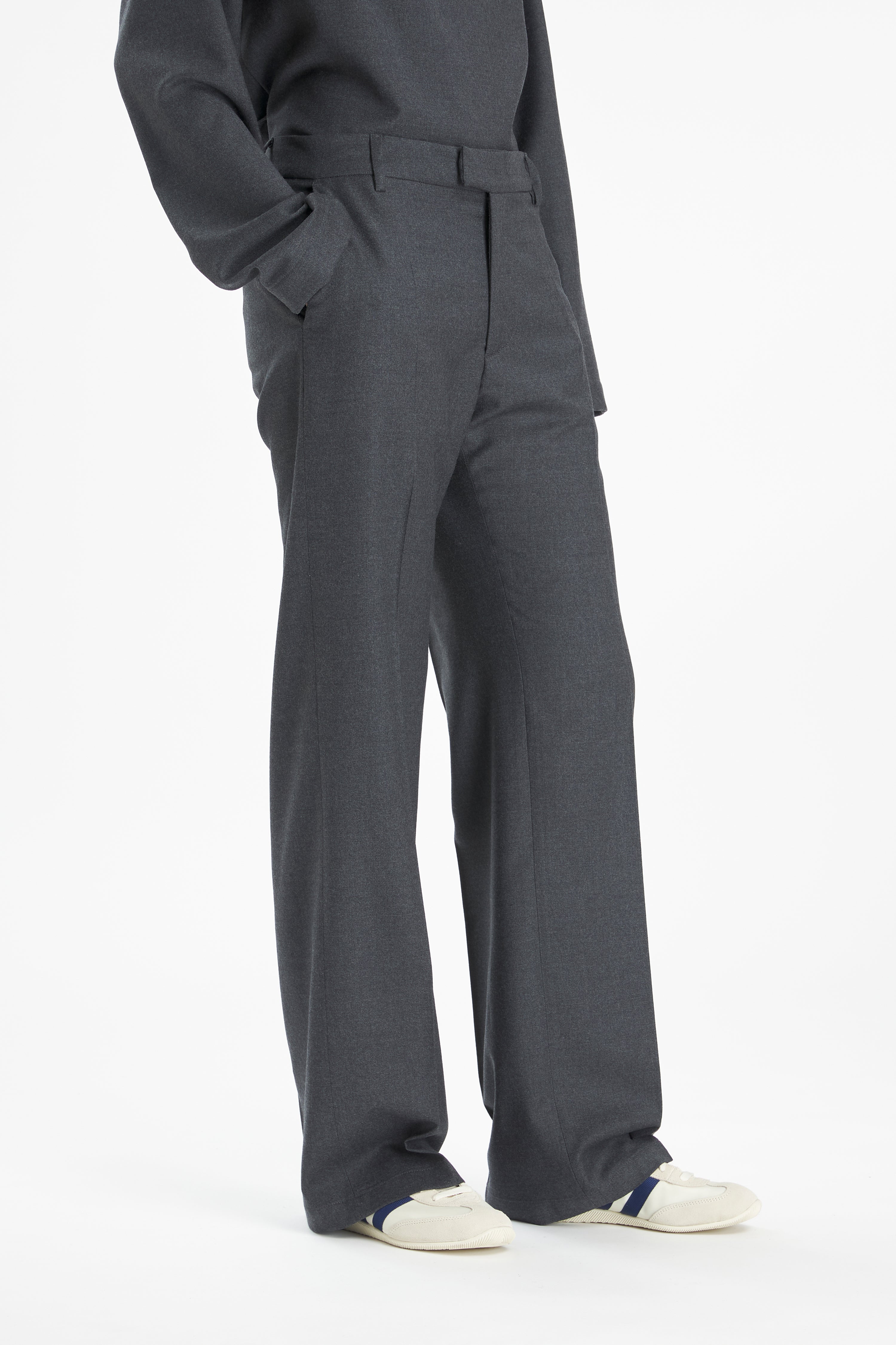 Trousers Coen Flan Grigio