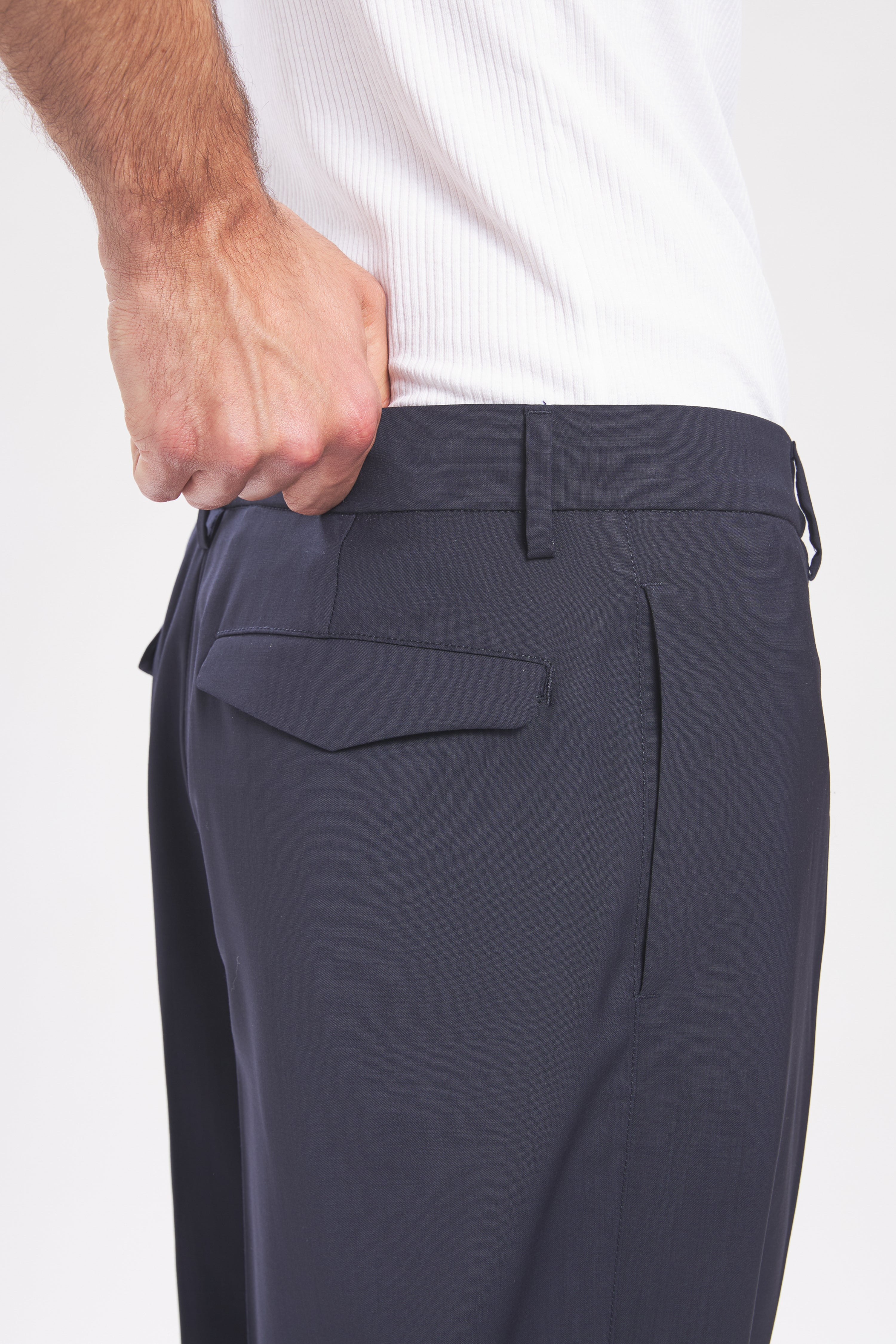 Trousers Delfo Tropical Navy
