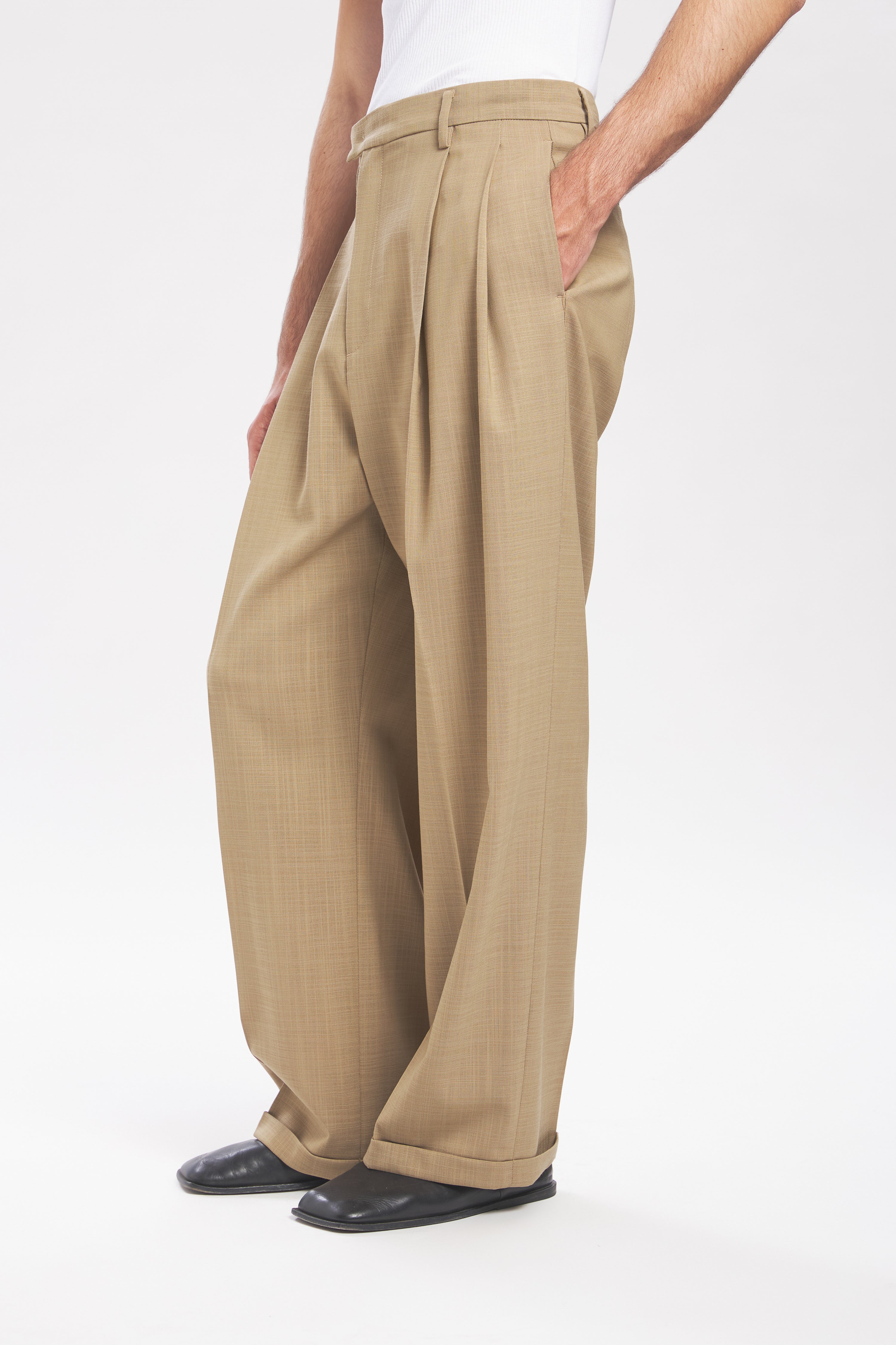 Trousers Braghier Grana Khaki