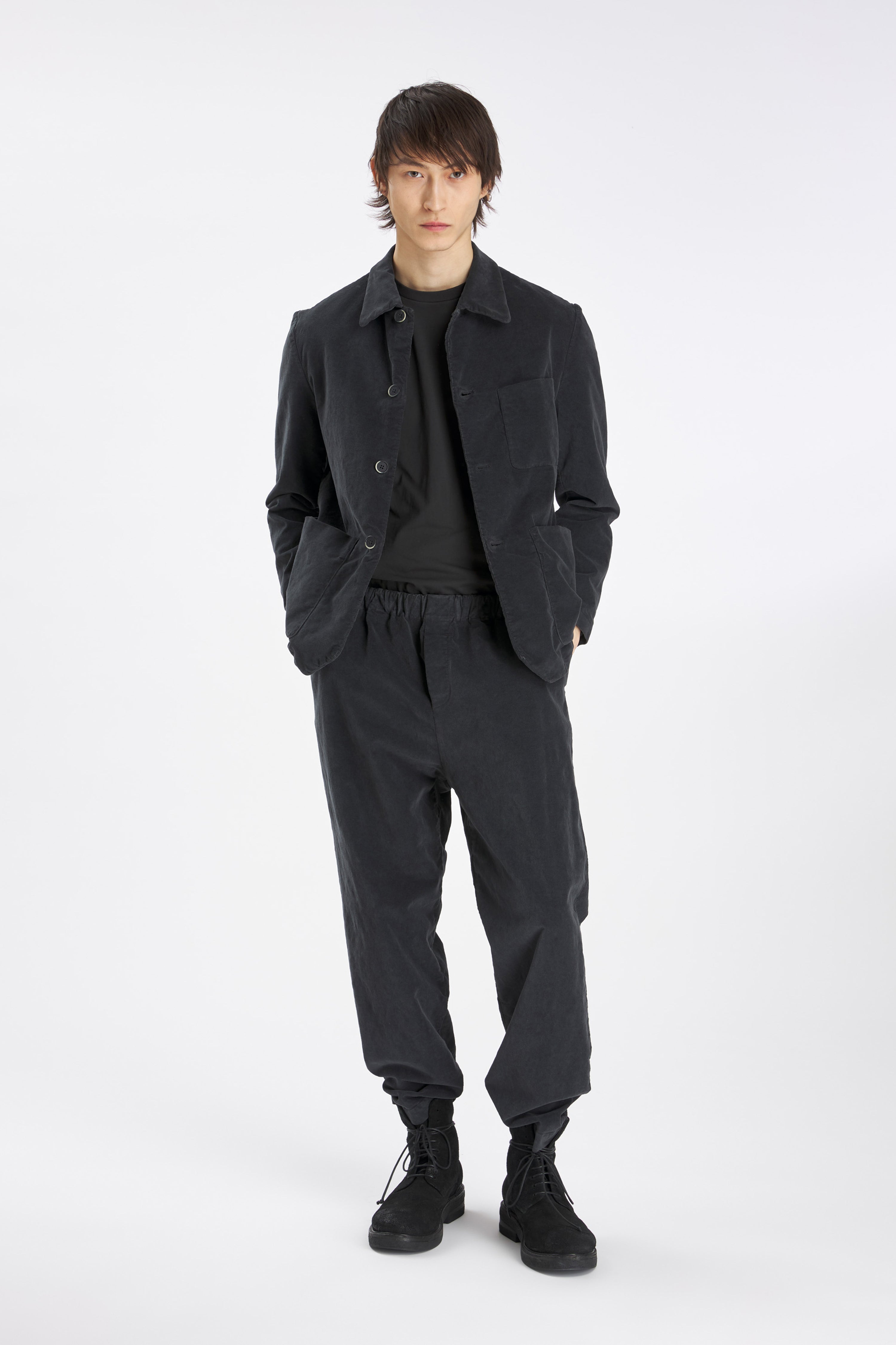 Trousers Cordier Veluder Piombo