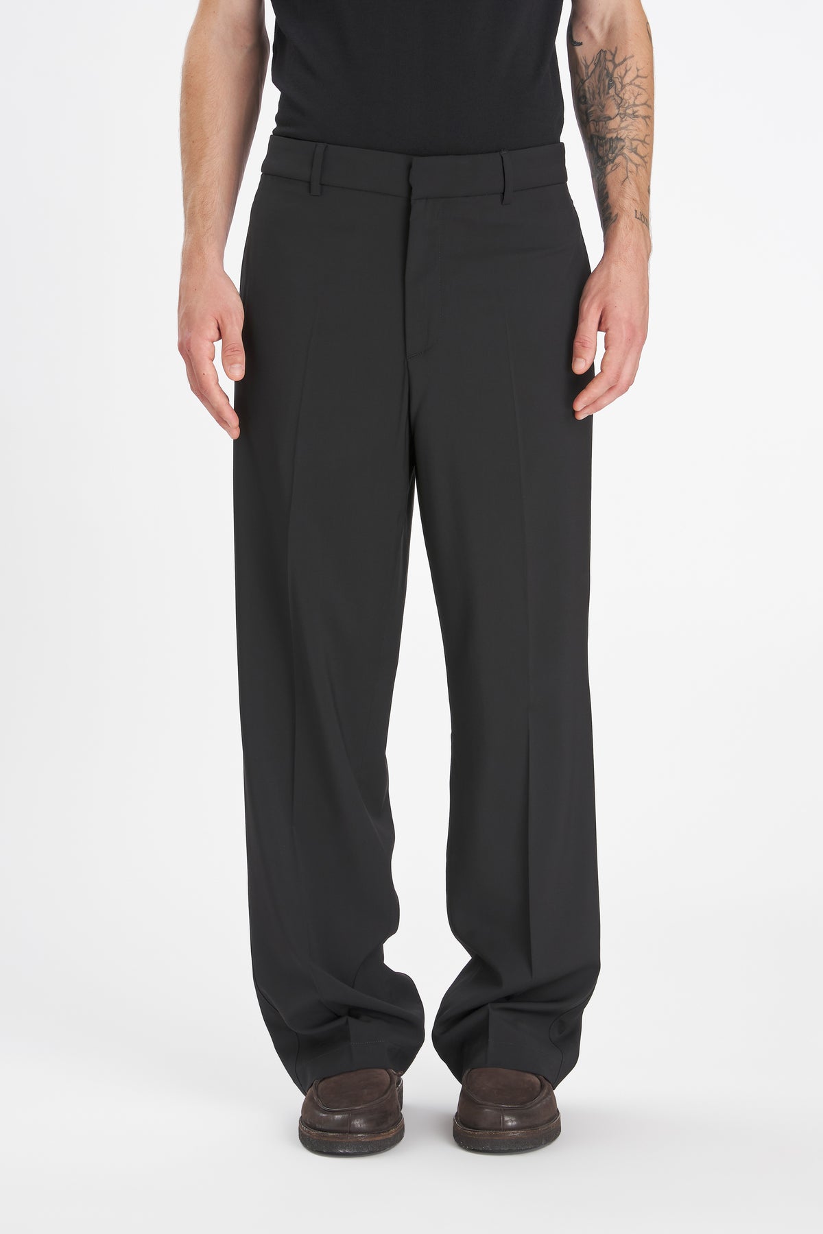 Trousers Delfo Tropical Nero