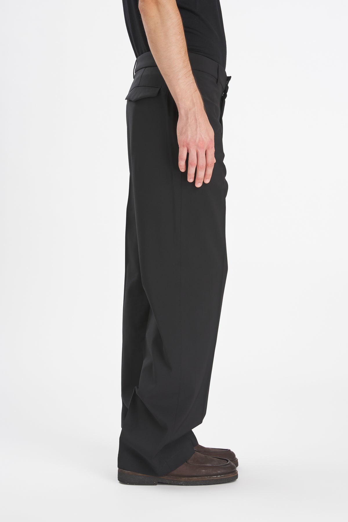 Trousers Delfo Tropical Nero
