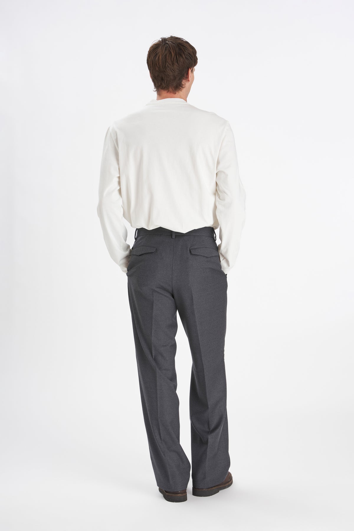 Trousers Delfo Flan Grigio