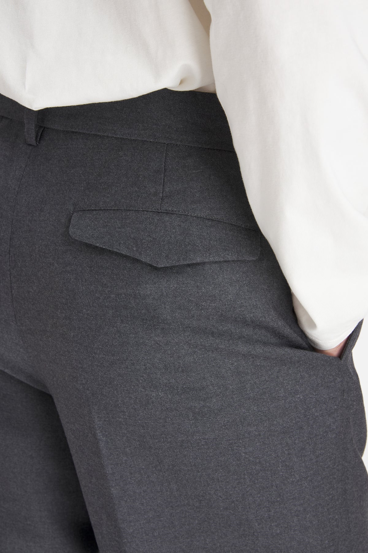 Trousers Delfo Flan Grigio