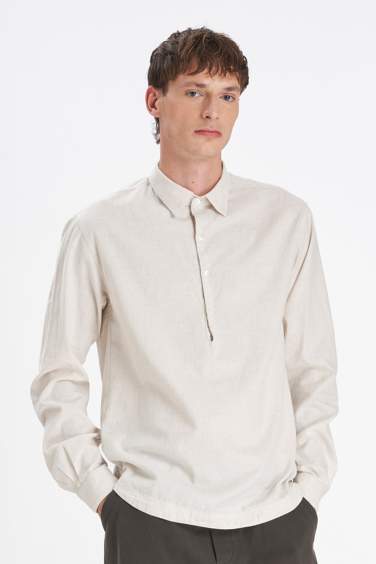 Camicia Pavan S Vaj Ecrù
