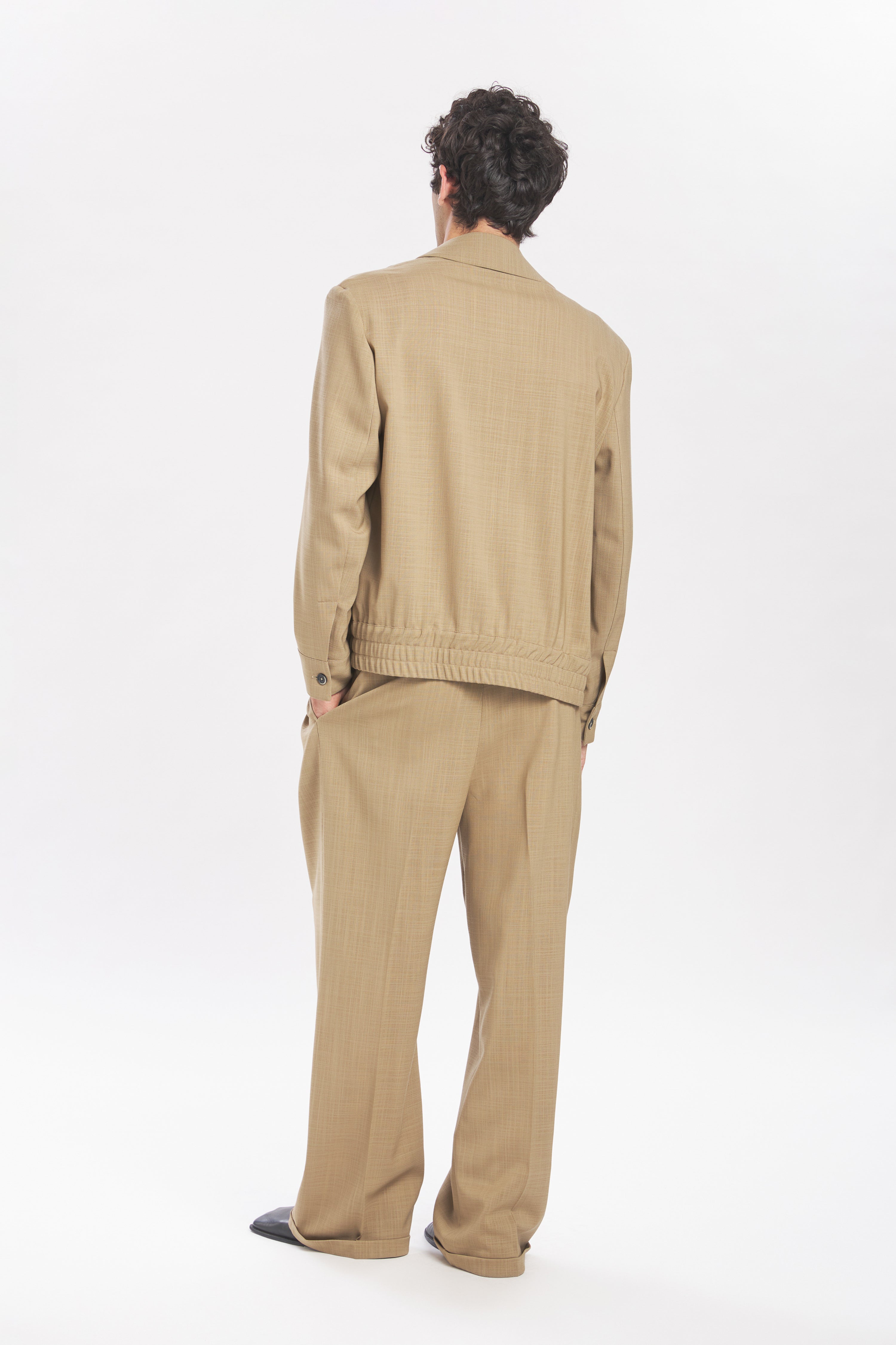 Coat Tibio Grana Khaki