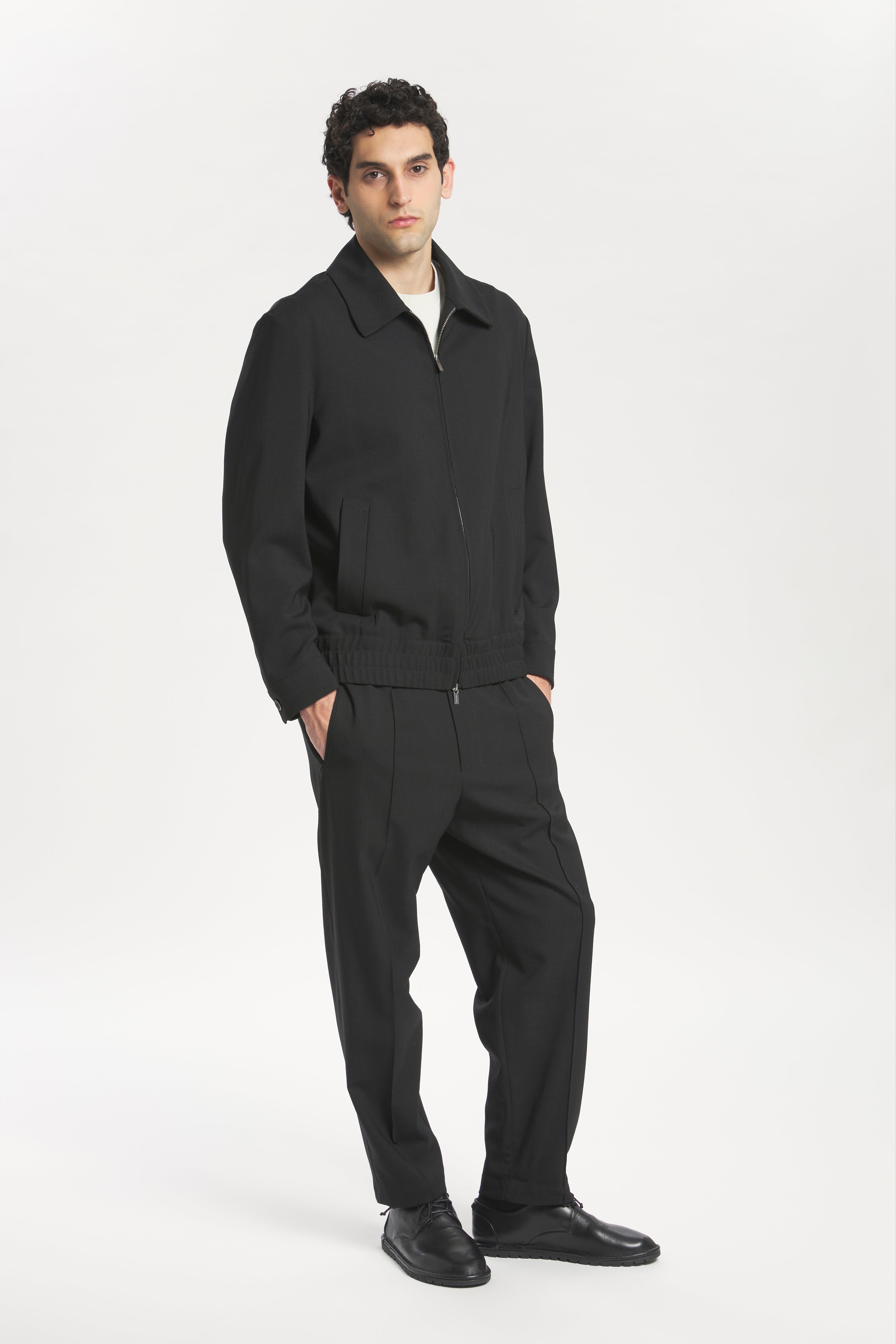 Coat  Tibio Grana Nero