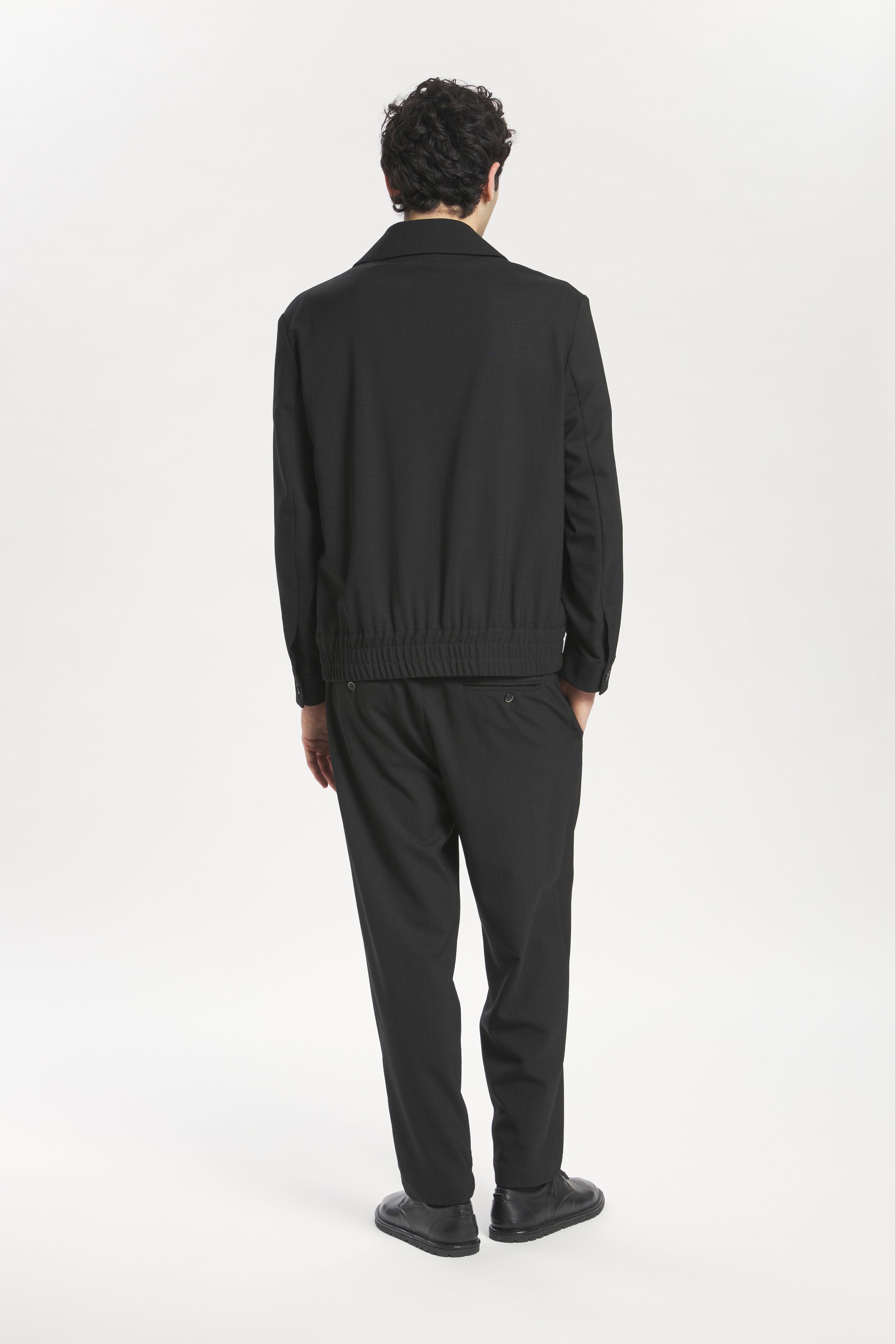 Coat  Tibio Grana Nero