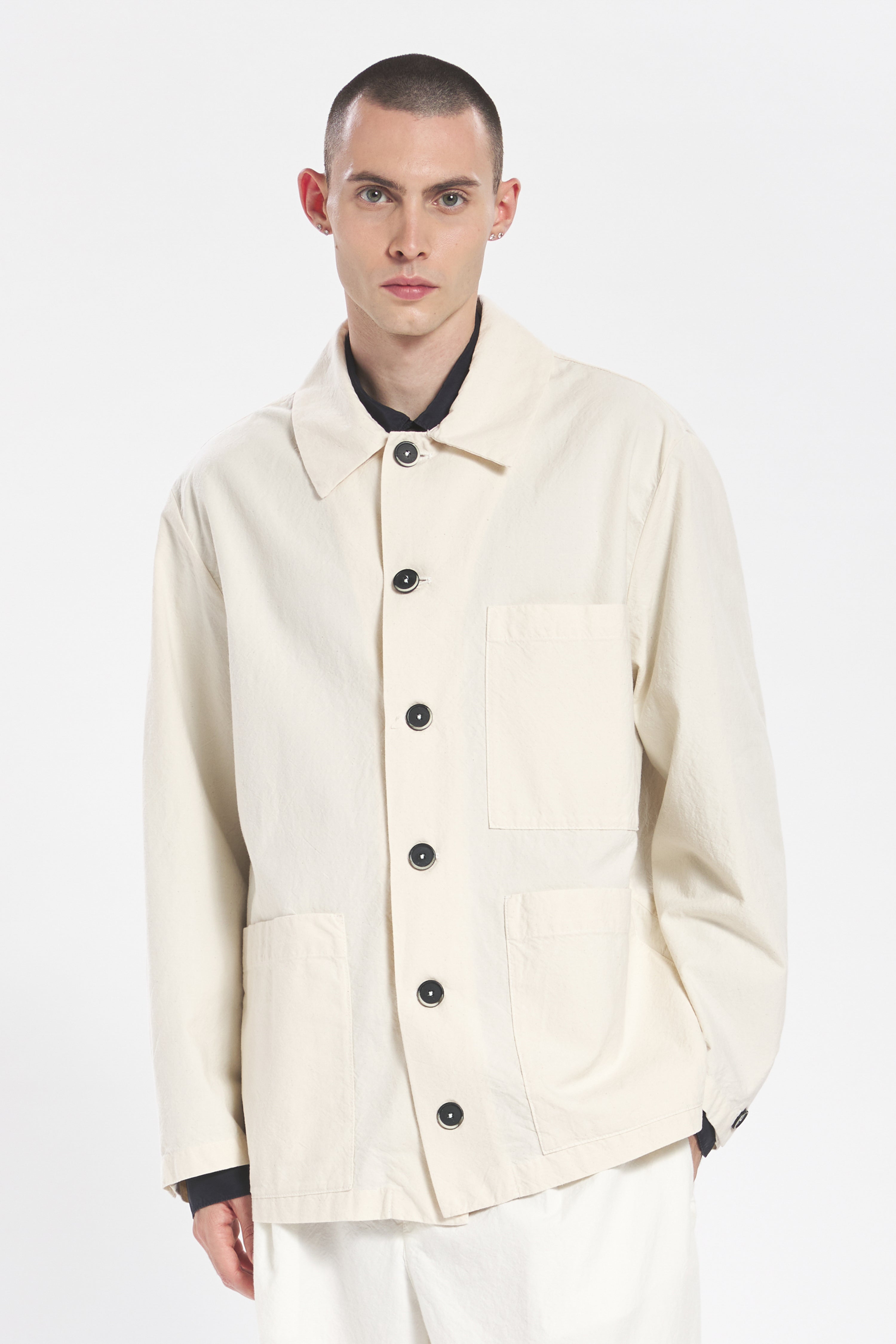 Overshirt Stae Garzoto Ecrù