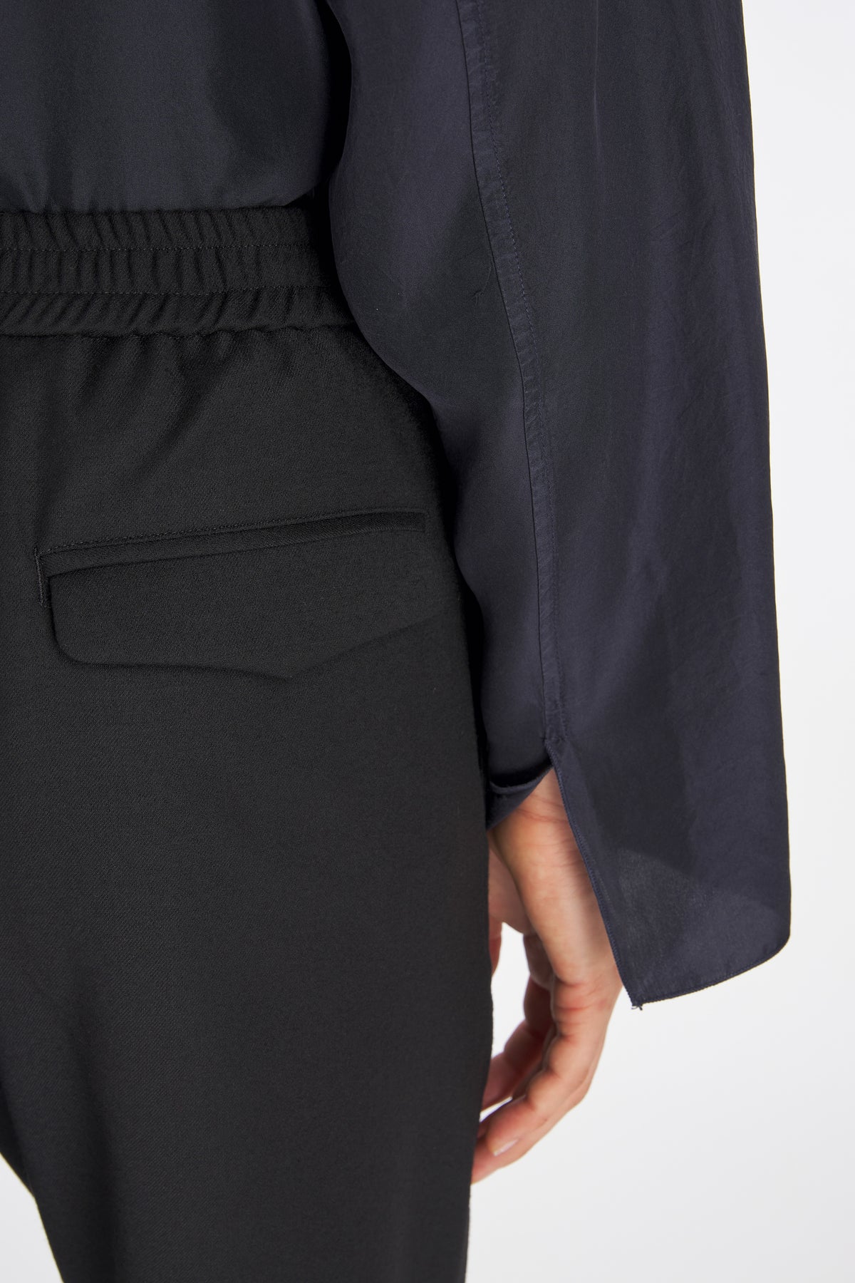 Trousers Alfonso Flan Nero
