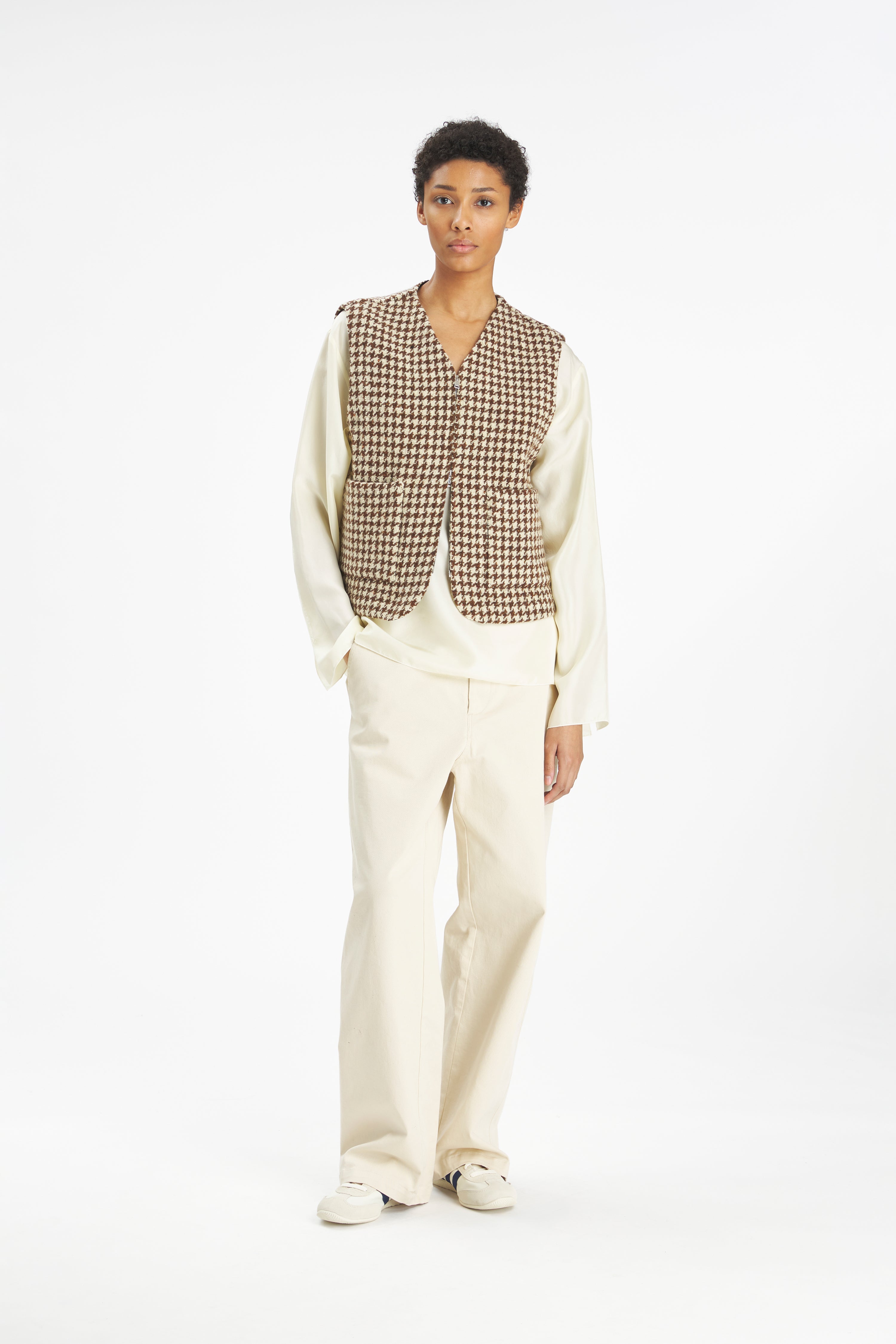 Trousers Franchina Rovato Avorio