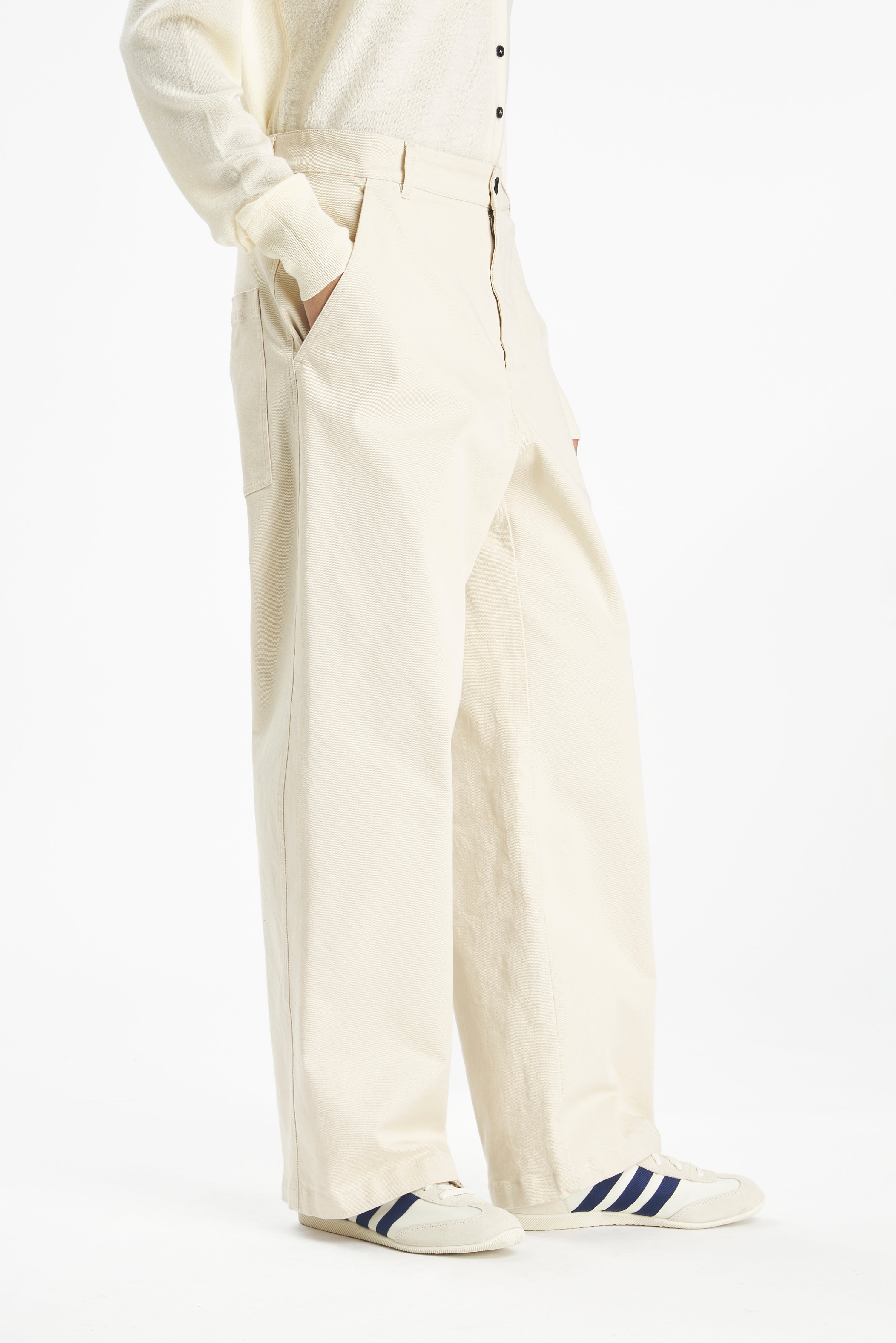 Trousers Franchina Rovato Avorio
