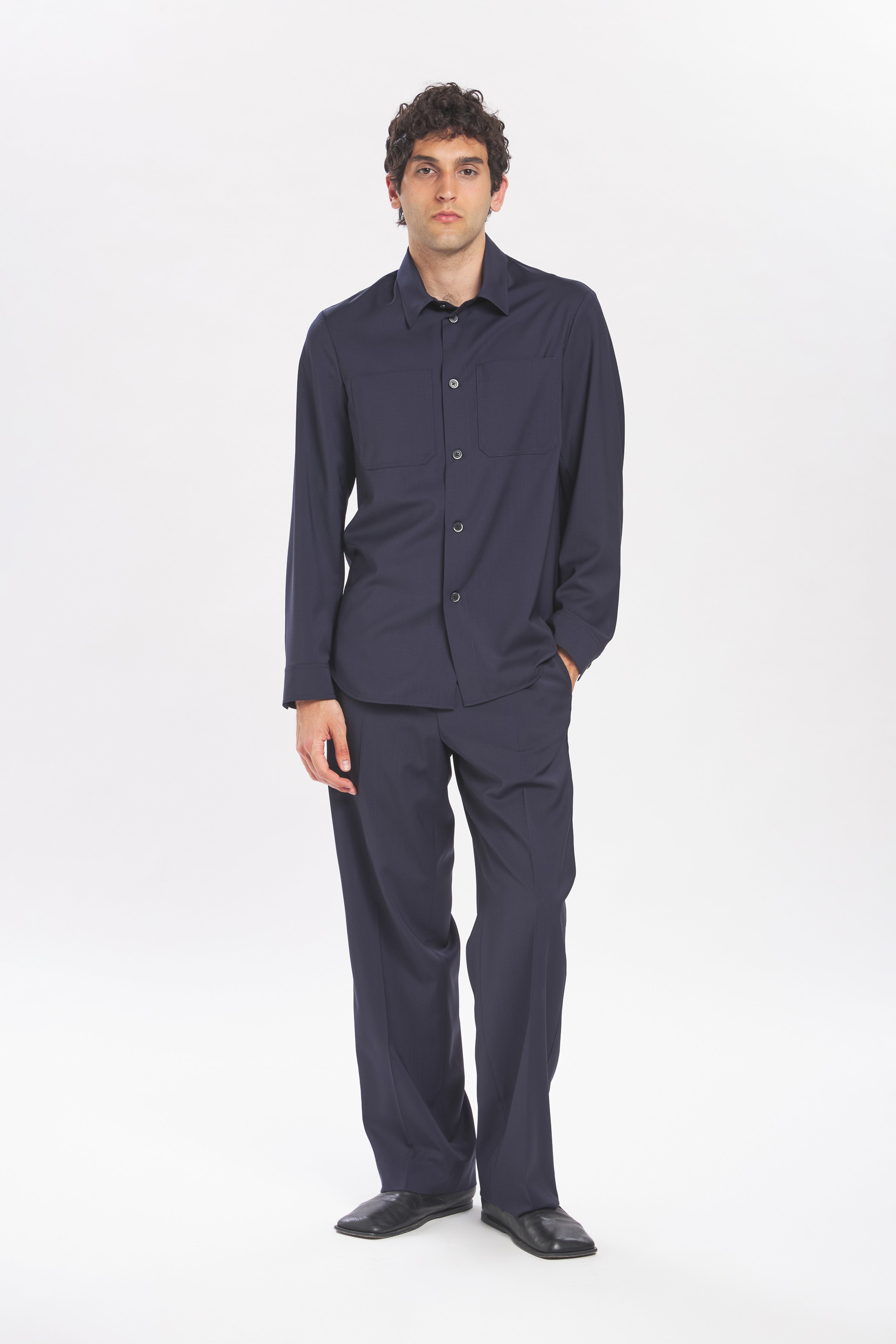 Trousers Delfo Tropical Navy