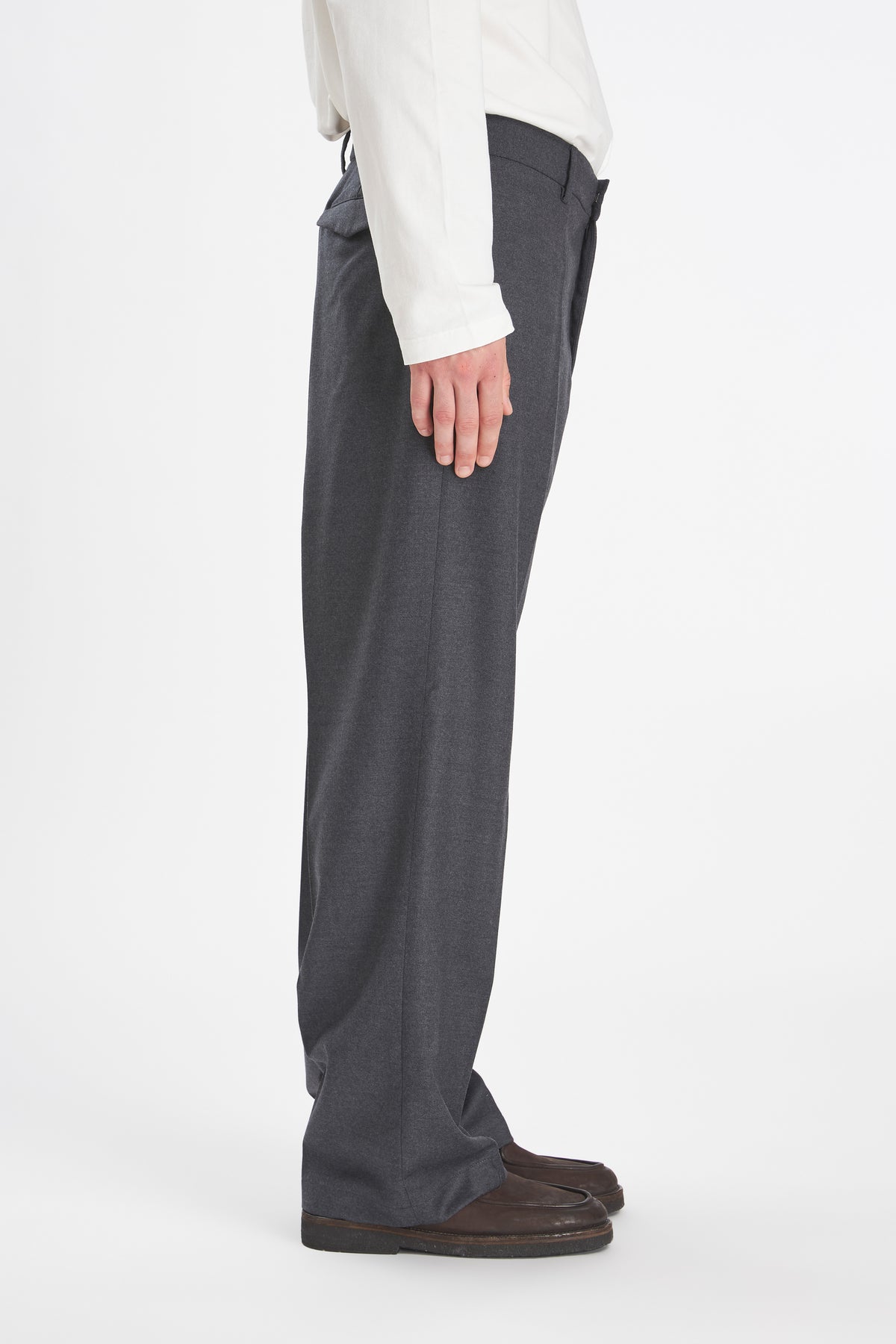 Trousers Delfo Flan Grigio